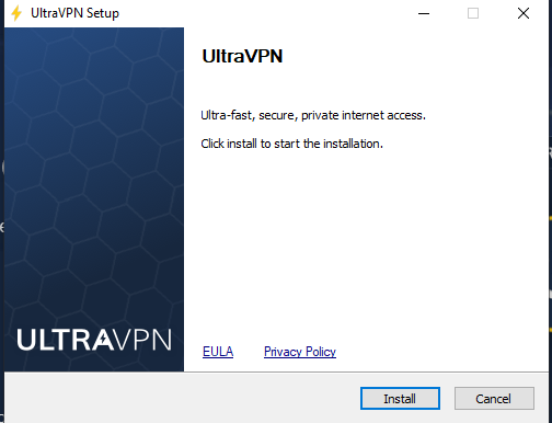 How to download and install the UltraVPN 01