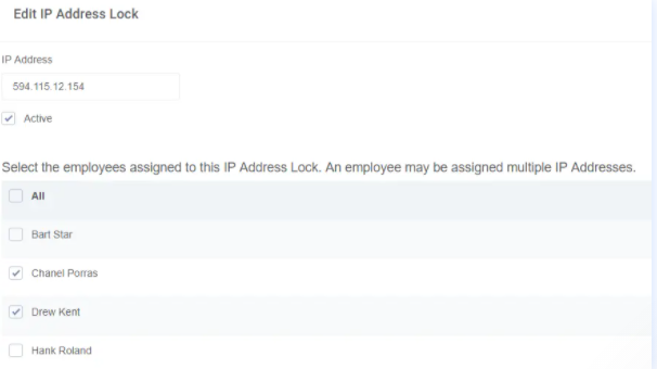 IP Address Locks