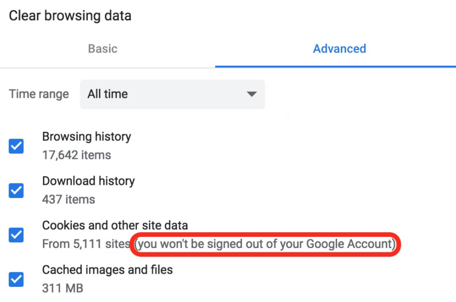 Method 1: History of Your Locations And Browsing Cookies